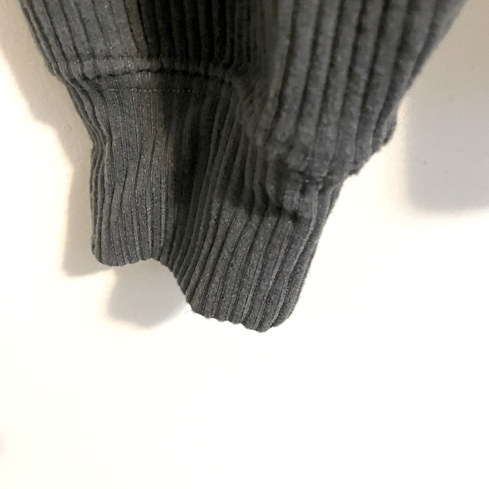 Sz US S Garage oversized Hoodie grey  Ribbed sleeves grey comes NWT - Picture 11 of 12